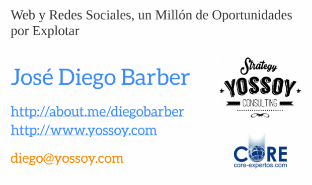 Ponencia Diego Barber en Jornadas Territoria y marca